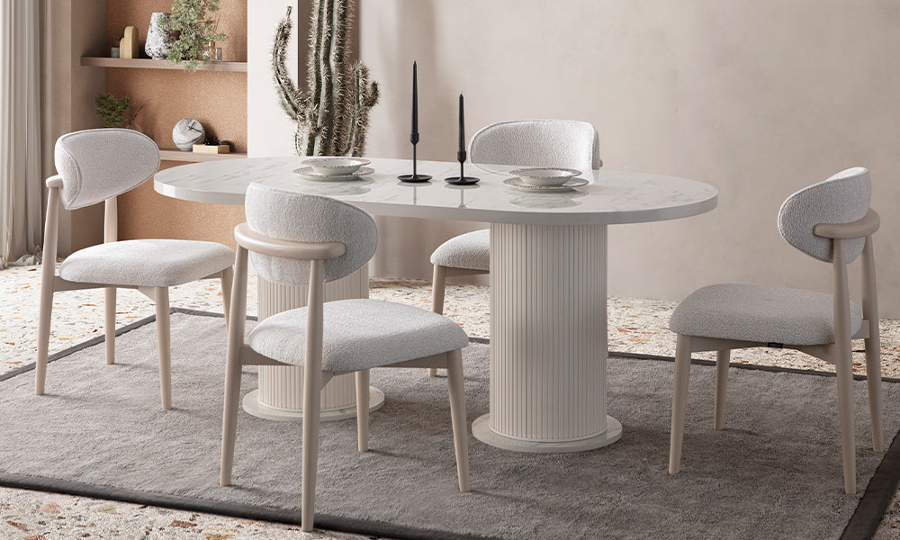 Velvex Bohemian Dining Table