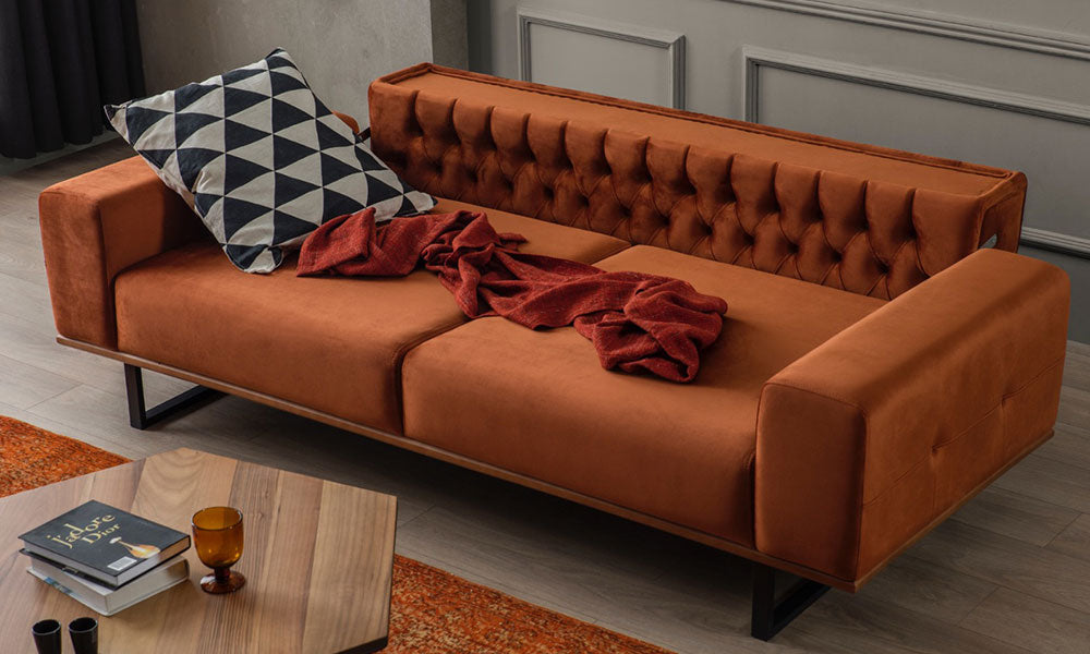Izel Chesterfield 3 Seater Sofa