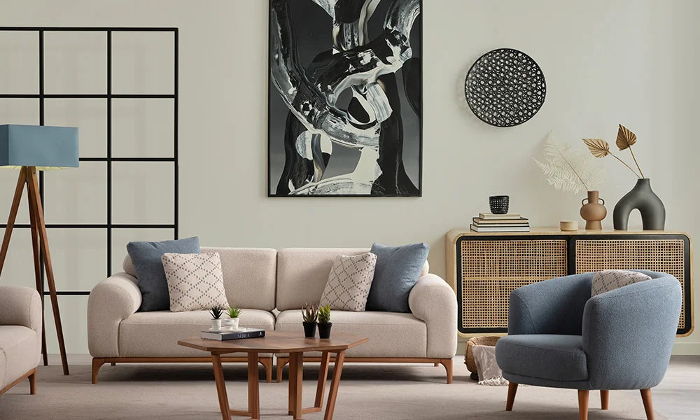 Natural Modern Sofa Set