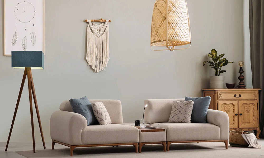 Natural Modern Sofa Set