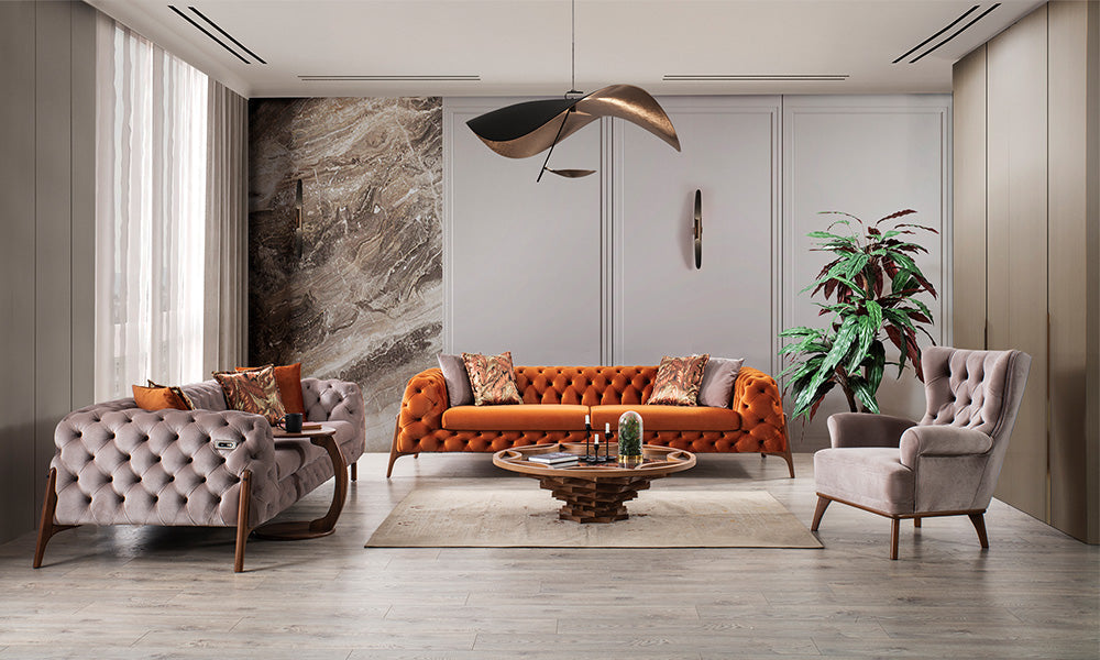 Vision Chesterfiled Sofa Set
