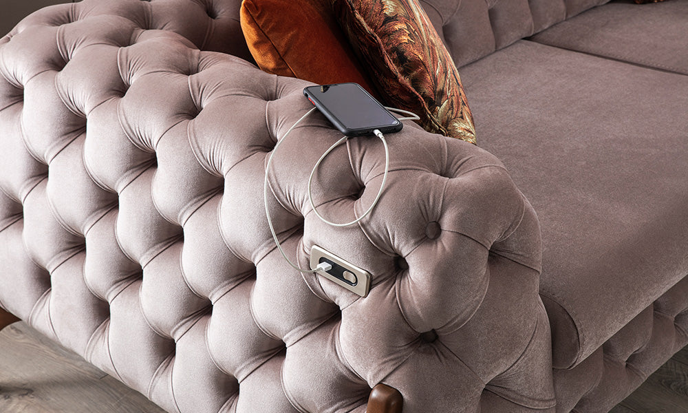 Vision Chesterfiled Sofa Set