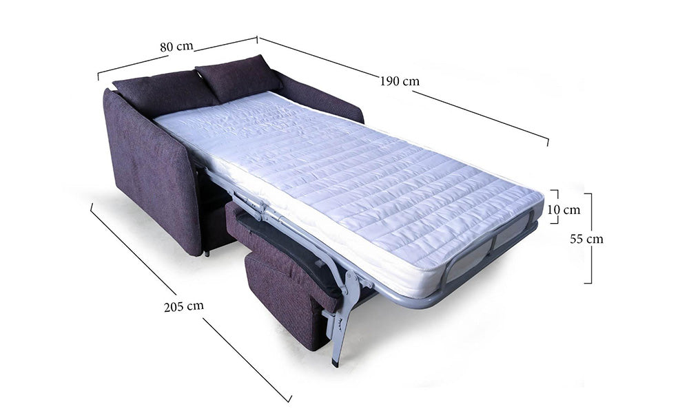 Athena Modern Akıllı Yataklı Tekli Koltuk (Genişlik: 115cm)